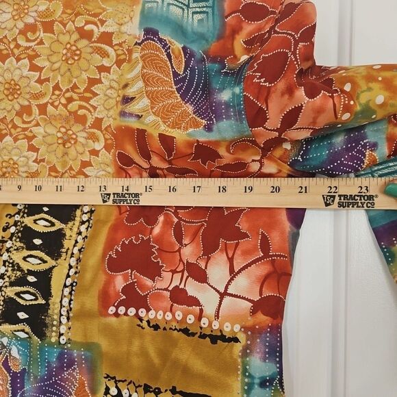 COLDWATER CREEK Dressy Autumn Blazer Button Up Beads/Sequin Floral Sz. Med Fall‎ - Picture 7 of 9